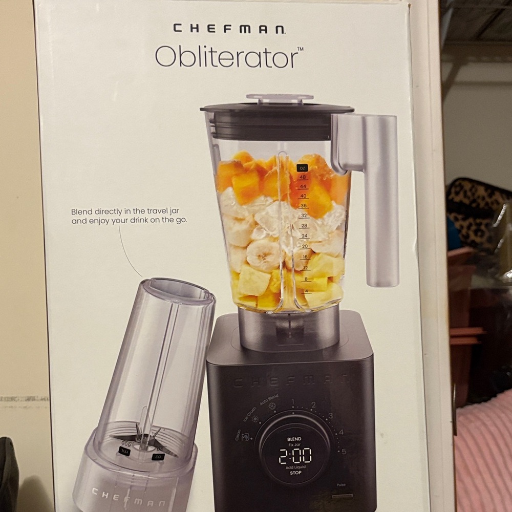 Chefman Obliterator Silver Blender